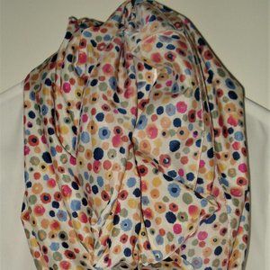 Springtime 'Klimt' infinity scarf